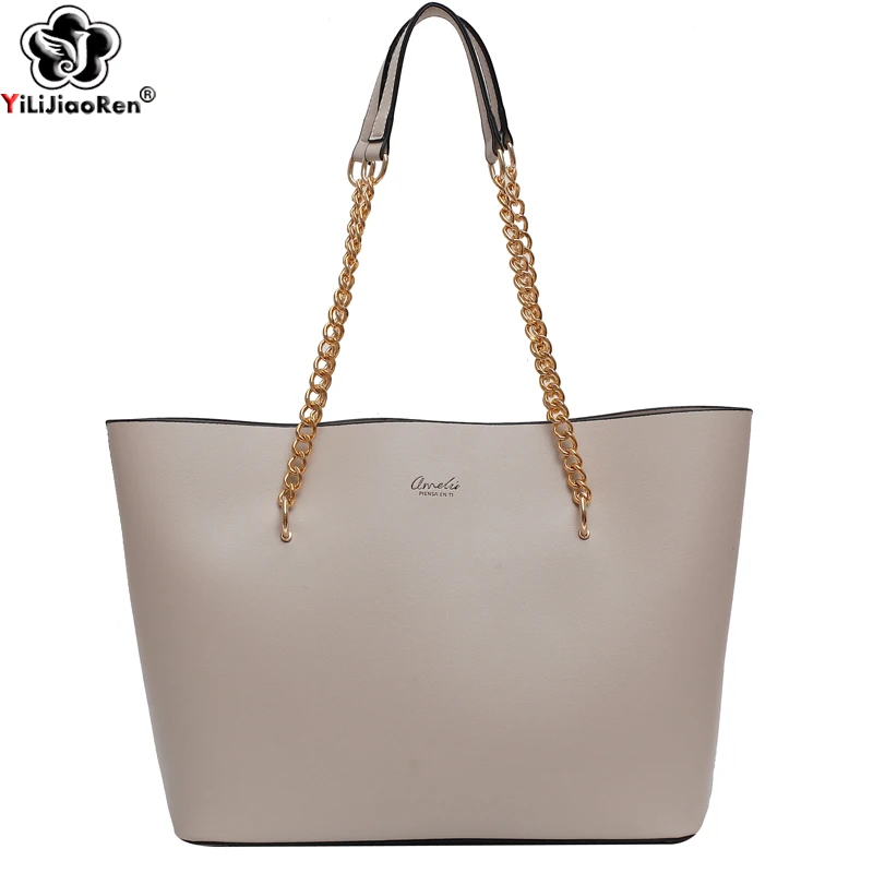 Casualowa torebka damska Duża torba na ramię Skórzane torebki damskie Nowa elegancka torba na ramię Luksusowe torebki damskie Torebki designerskie Sac