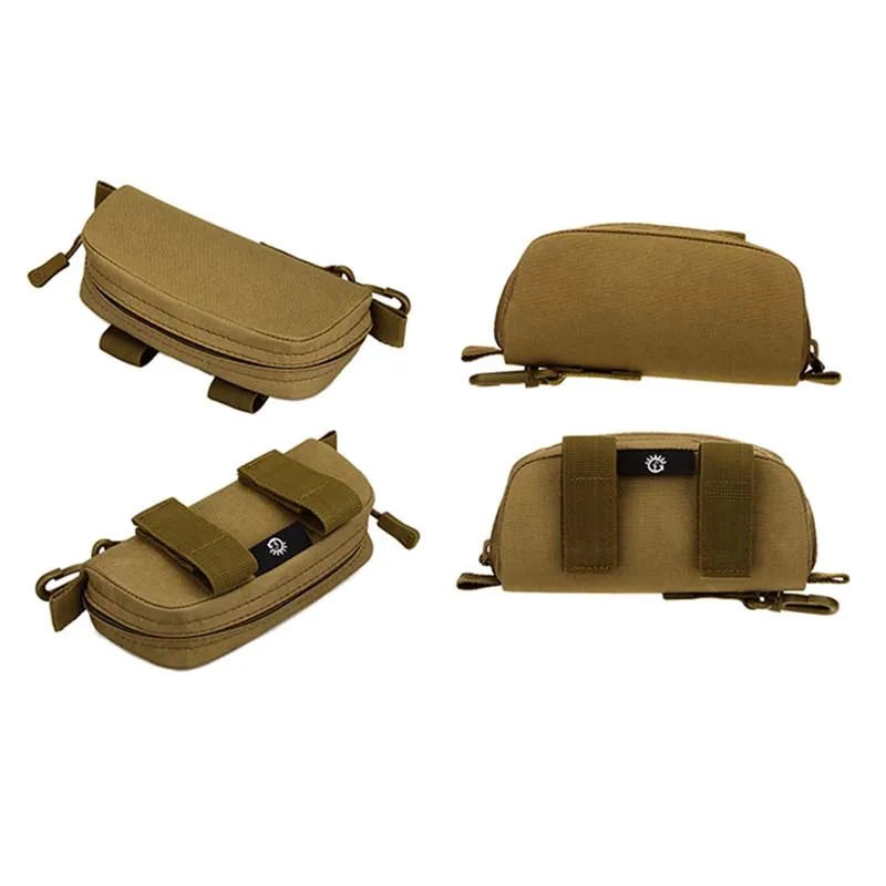 Portable Outdoor Tactical Glasses Bag Camouflage Men Nylon Waist Belt Sunglasses Pack Eyeglasses Case Outdoor Clutch Bag