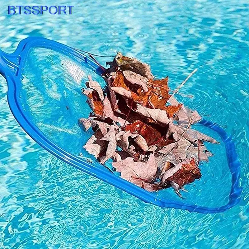 Swimming Pool Skimmer Net Rubbish Cleaning Rake Mesh Leaf Nets Deep Bag Pond Bathtub Fallen Leaves Cleaning Net Pool Accessories