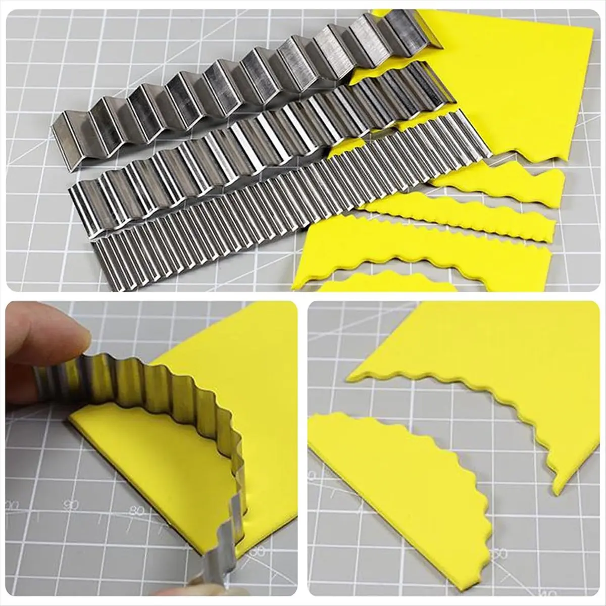 REST 5 Pcs Flexible Polymer Clay Cutters, Clay Blade Polymer Clay, Clay Slicer Blade with 8pcs Round Circle Shape Cutters
