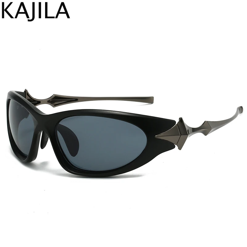 kajila Steampunk Cat Eye Sunglasses Black 8