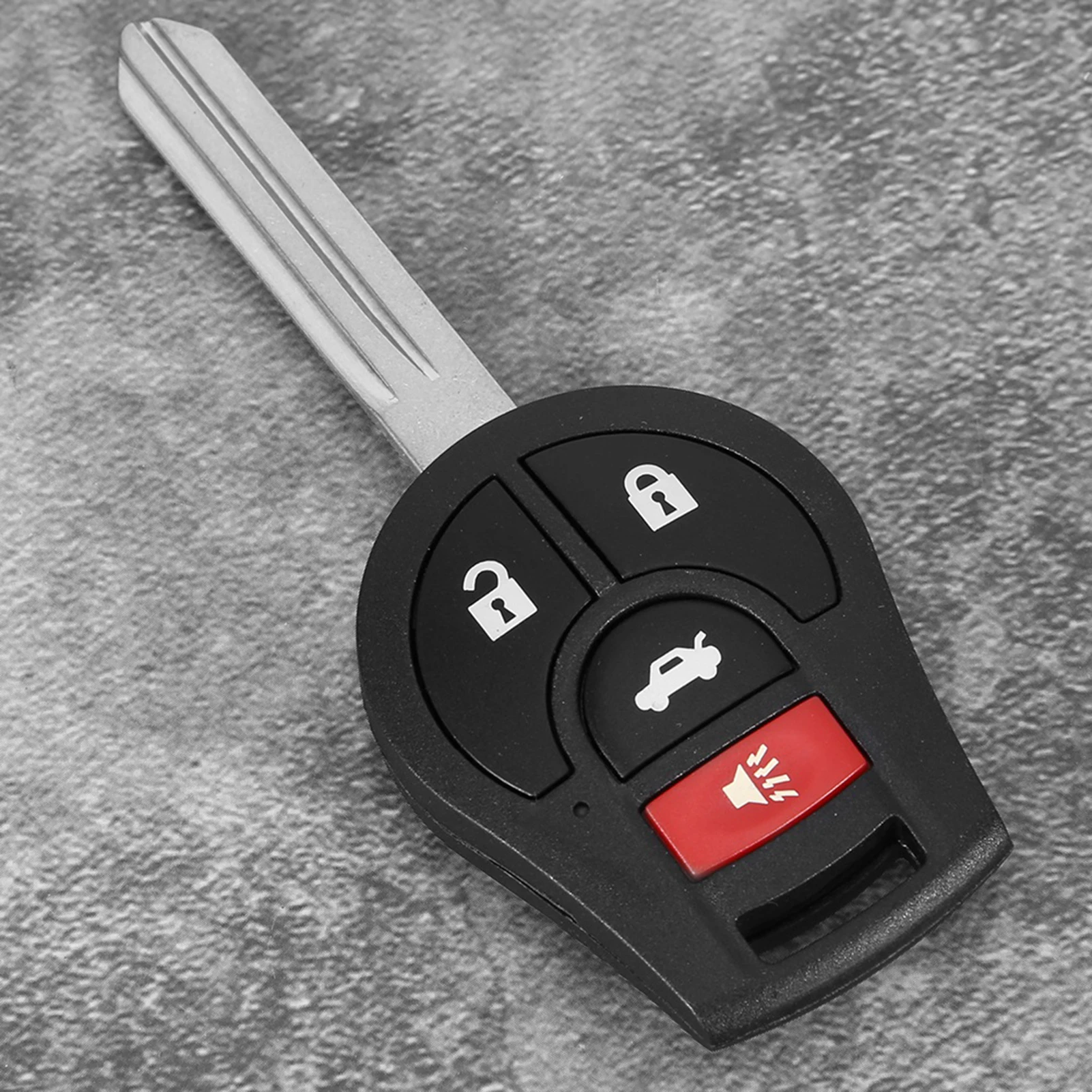 4 أزرار مفتاح السيارة عن بعد مع 46 رقاقة تناسب Nissan Vers 2013-2017 مفتاح السيارة صالح لنيسان #3