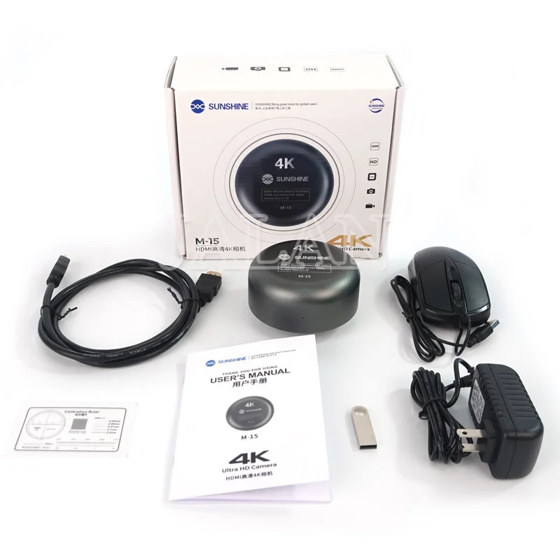 

Sunshine M-15 HDMI HD Camera 1.8 inches 4K Industrial Grade HDMI High-definition 60 Frames Output For Trinocular Microscopes