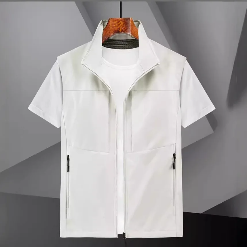 All-Season Multi-Pocket Fishing Vest Men's Outdoor Cargo Sleeveless Jacket