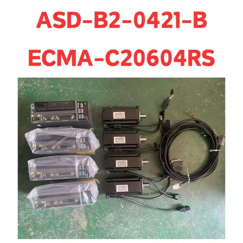 99% new, Delta servo drive motor complete set, ASD-B2-0421-B，ECMA-C20604RS， Beautiful condition, well tested, fast delivery