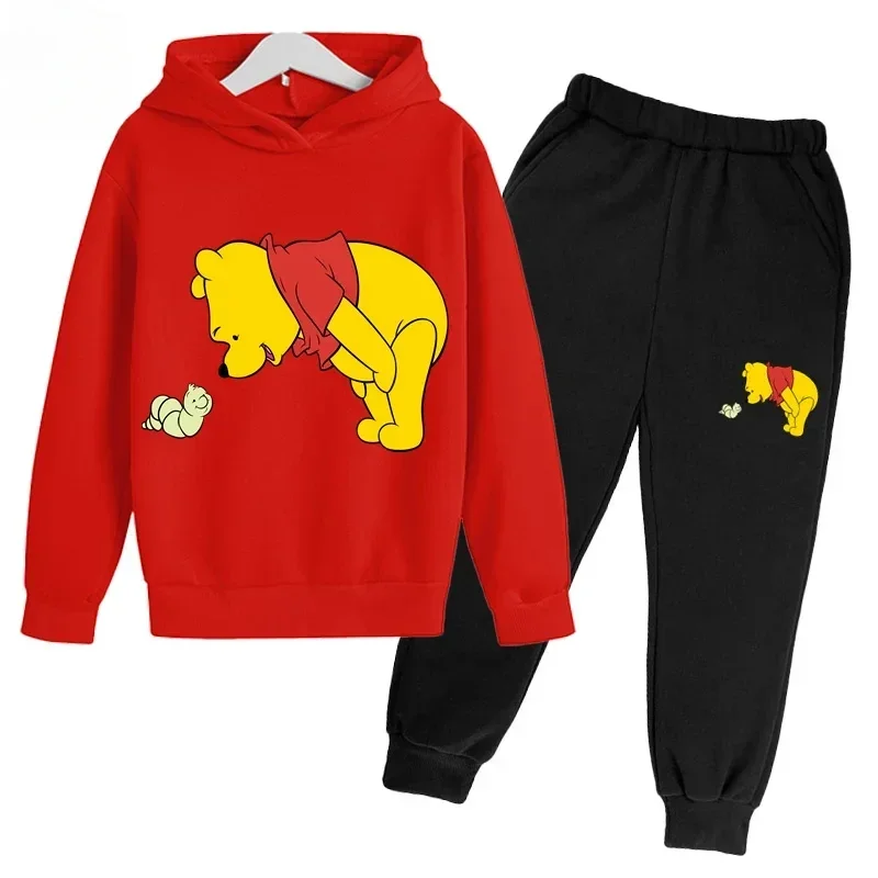 

Disney Mickey Mouse Printed Tracksuit for Kids Sweatshirt Hoodie and Pants Girls Clothes 2 Piece Set Boys Clothes Toddler Girl