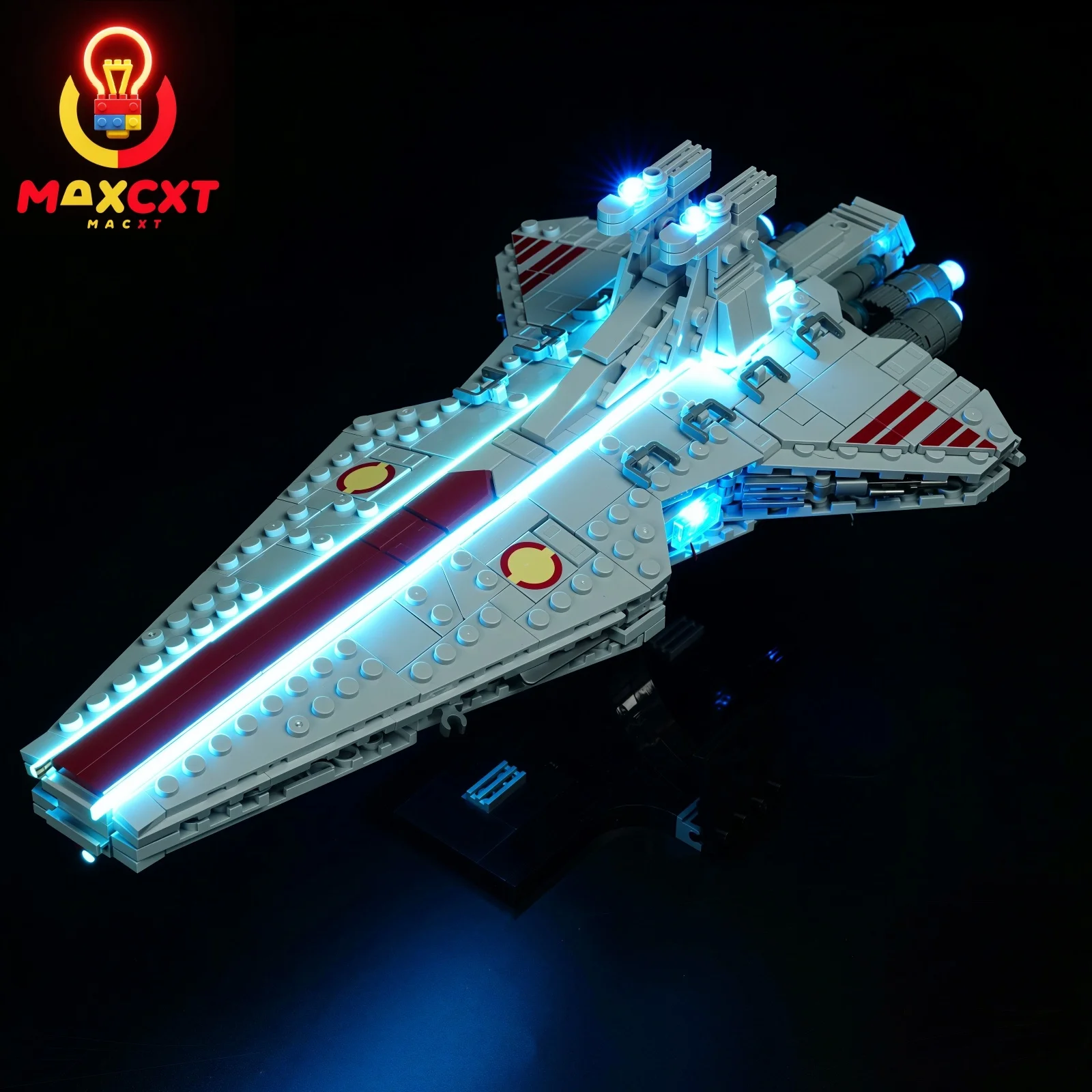 MAXCXT LED Light For LEGO 75441 Venator-Class Attack Cruiser DIY Decorative Lamp Not Include Building Blocks Set
