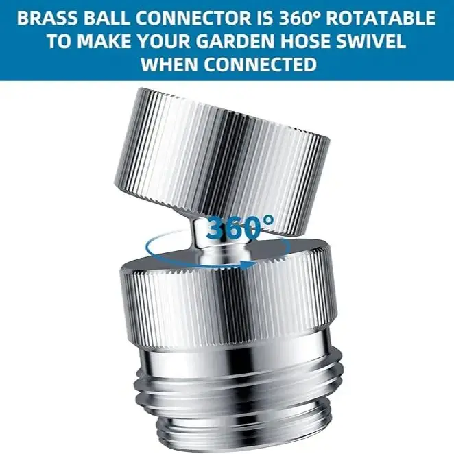 Faucet Adapter Set for Garden Hose And Shower Connection Quick Connectors Water Basin Fitting Adaptor for Outdoor Watering