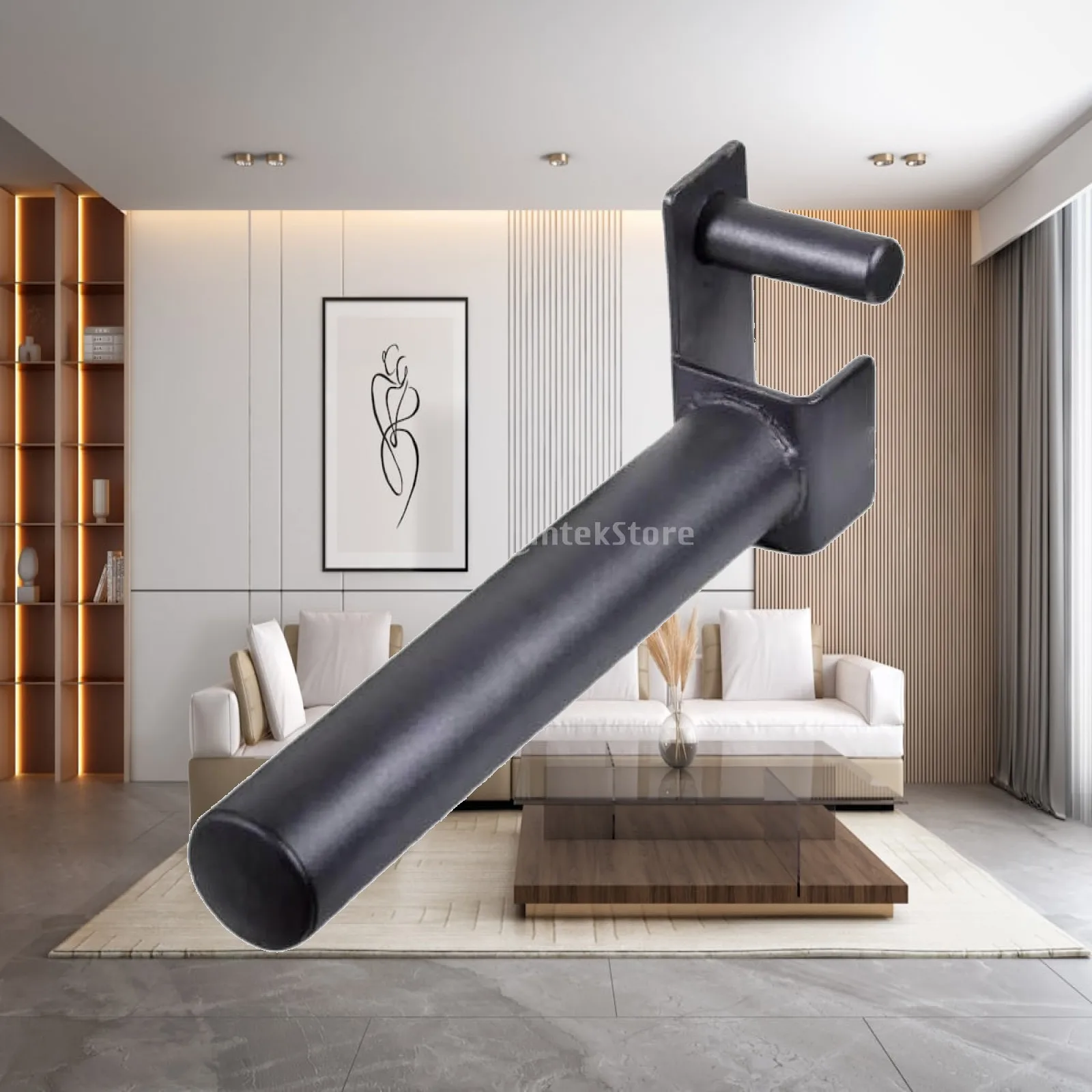Weight Plate Storage Peg Compact Storage Peg with Locking Pin Rack-Mounted Plate Holder Professional Grade Scratch Resistant
