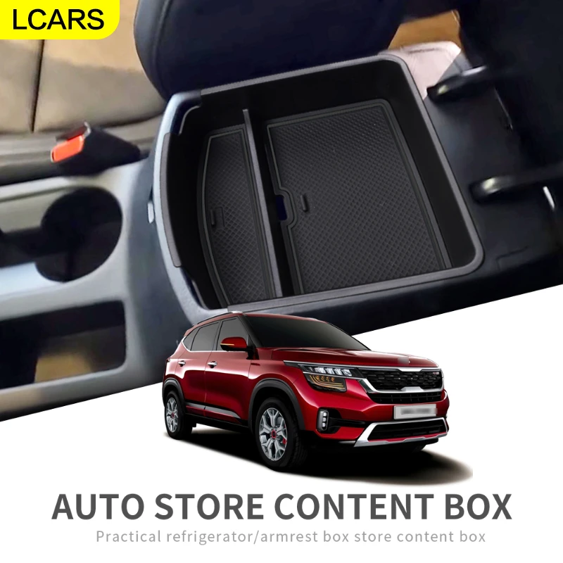 

LCARS-Armrest Storage Box Black Suitable for Kia 20-21 Seltos/KX3