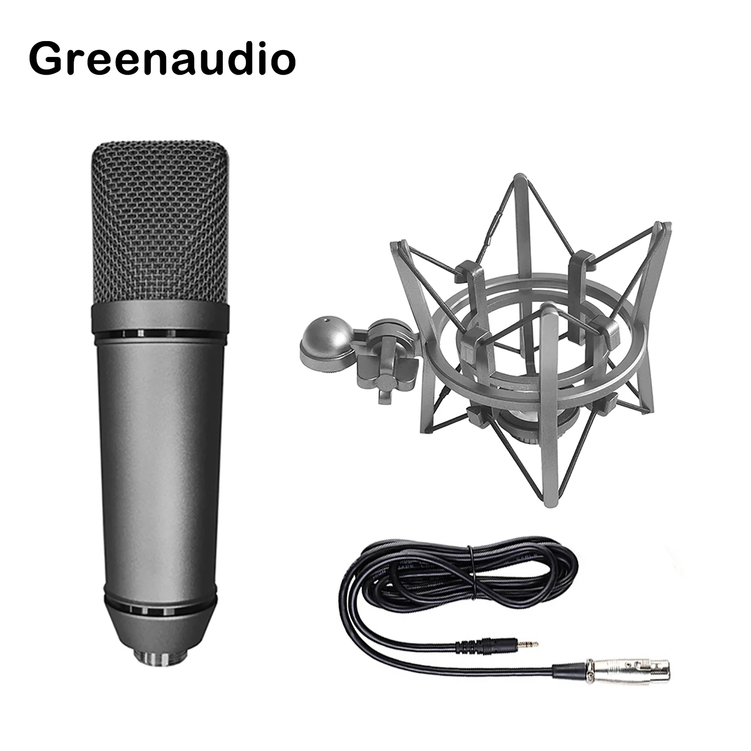 GAM-V87 Professional Kondensator mikrofon Podcasting Studio Aufnahme Kondensator mikrofon Kit 48V Phantom XLR Mikrofone