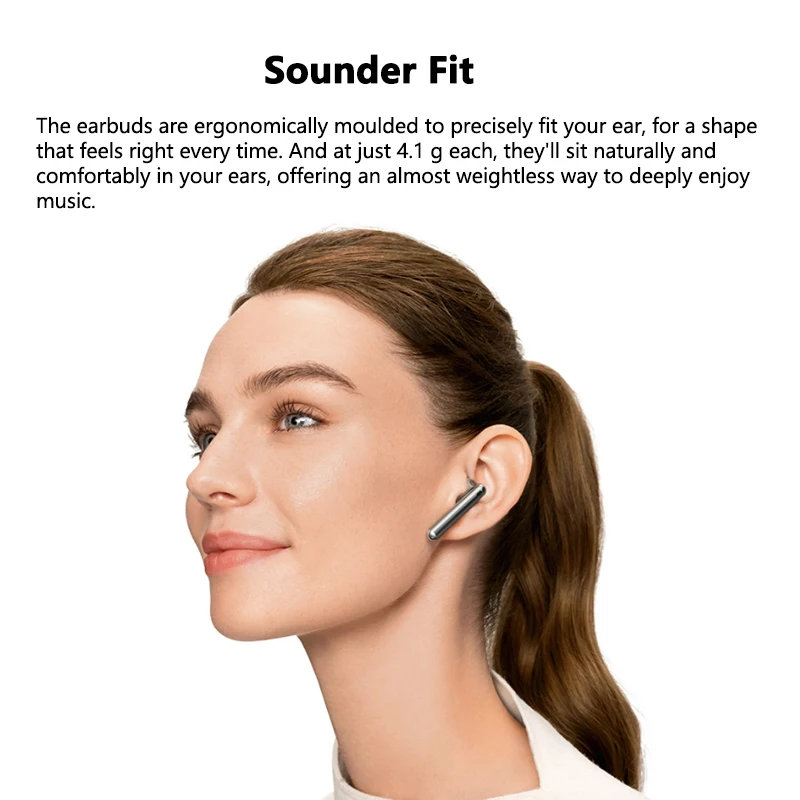 HHUAWEII FreeBuds 4E 2024 TWS Wireless Earphone Bluetooth 5.2 Noise Cancellation In-Ear Hybrid Noise Cancelling Sports Headphone