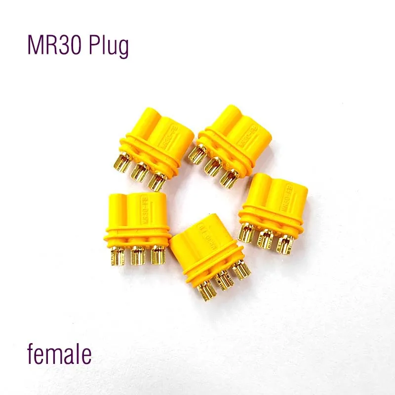 Amass XT30 XT30U MR30 MR30 PB Male Female Connector plug For RC Lipo Battery drone Accessories 10Pair /50Pair