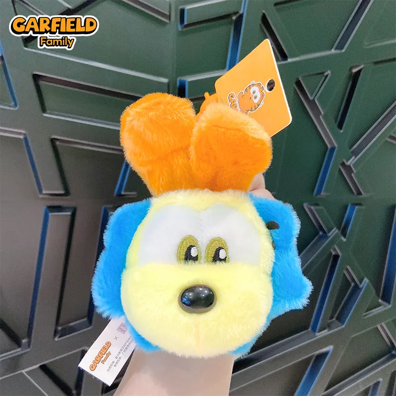 Kawaii Garfield – porte-clés poupée Portable en peluche, dessin animé, mignon, sac à dos Odie, pendentif, décoration, cadeaux d'anniversaire pour garçons et filles