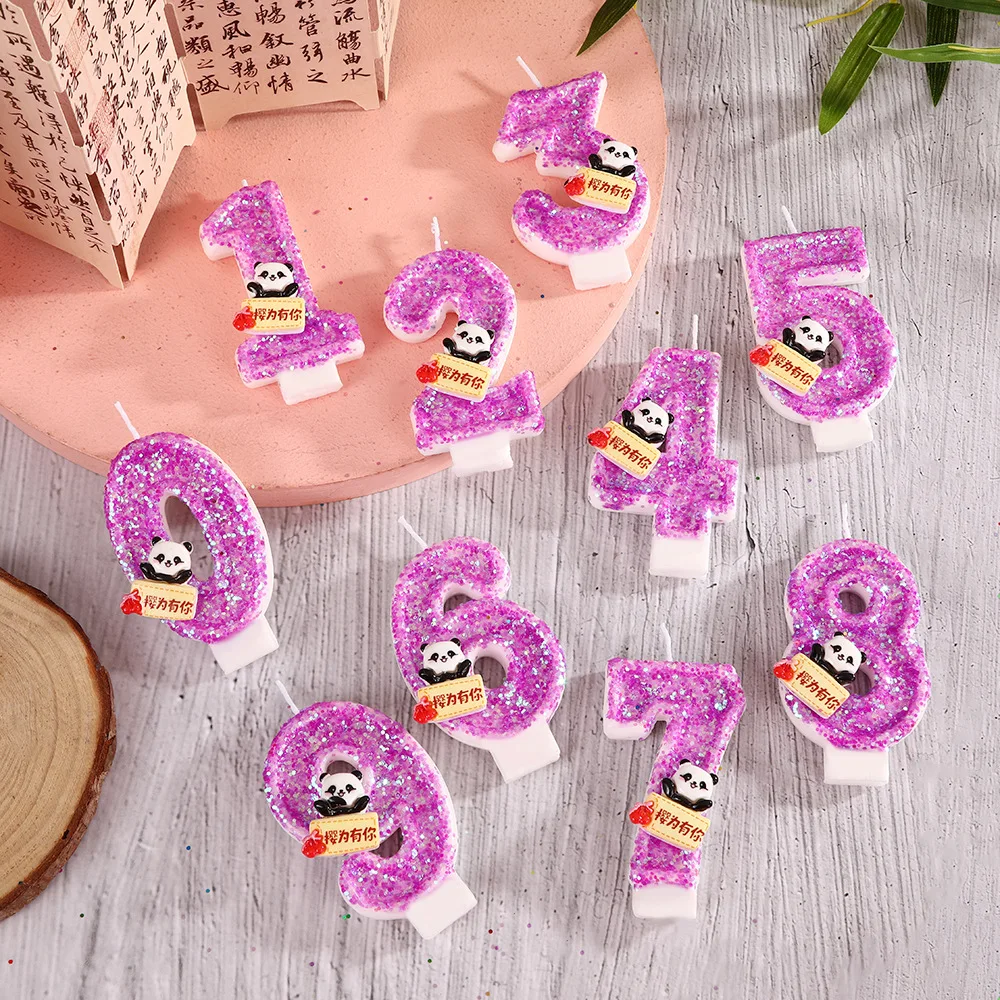 Cartoon Panda Digital Candle, - Paraffin Wax recension och pris