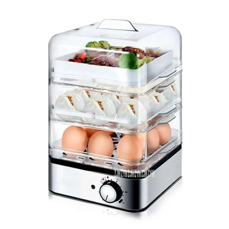 

Automatic timing multi-function three-layer egg steamer, cooking machine