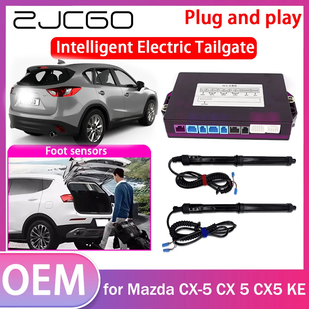 

ZJCGO Electric Tailgate Lift Drive Trunk Opening Tail Gate Lift Soft Close Car Door for Mazda CX-5 CX 5 CX5 KE 2012~2017