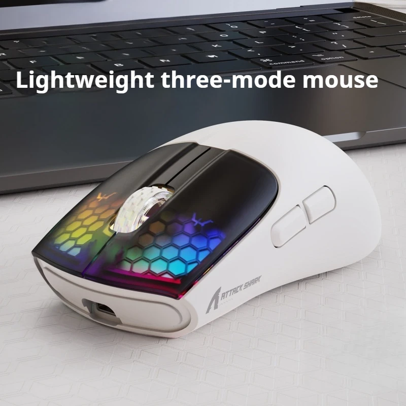 E-Sports Game Wireless Photoelectricity Mouse 6-Key 4000dpi Three Modes Connected  Tablet Laptop Desktop Computer Office Game