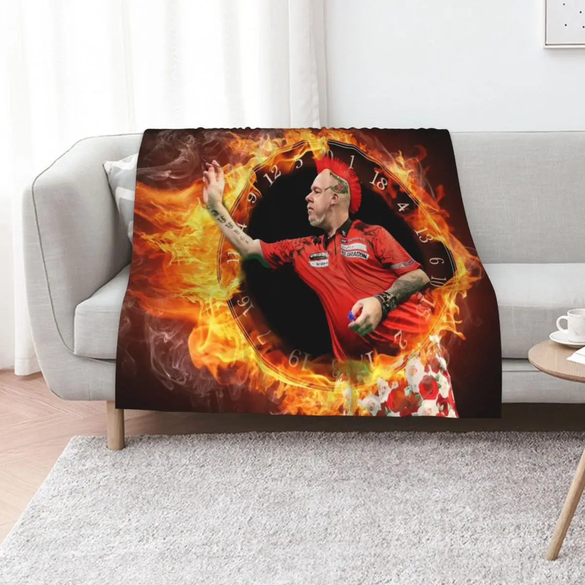 

Peter wright Throw Blanket Soft Plaid Hair Bed Fashionable Furrys Blankets