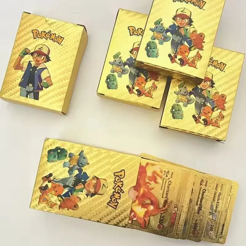 55PCS Pokemon Cards Vmax GX Gold Foil Flash Box Party Interactive Game English Spanish funny Game Battle Collection Ca!@ - AliExpress 26 55PCS Pokemon Cards Vmax GX Gold Foil Flash Box Party Interactive Game English Spanish funny Game Battle Collection Ca!@ - AliExpress 26