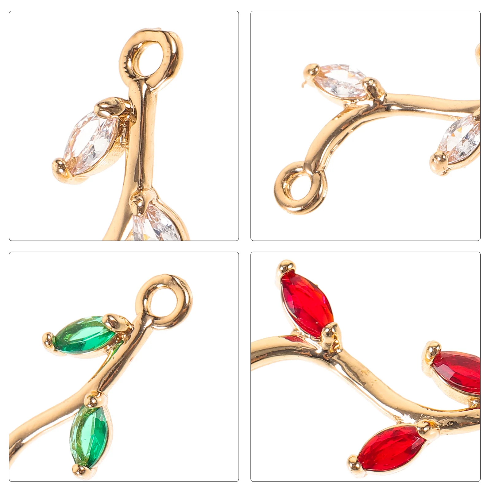 

12Pcs Leaf Jewelry Connector Charms DIY Crafting Pendants for Necklace Bracelet Earring Handmade Jewelry Accessories Metal