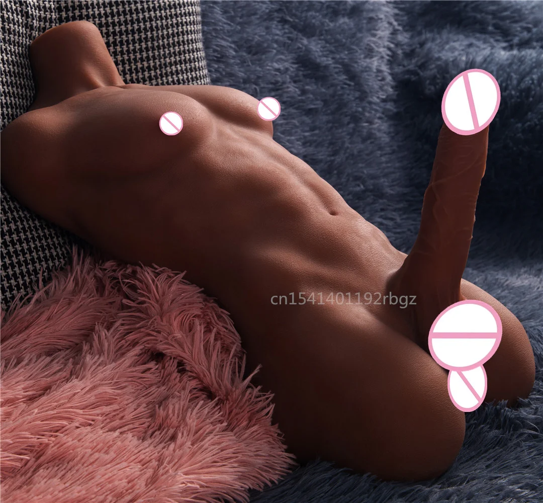 Half Body Male Torso Real Doll Toy Realistic Dildo Anal Plug Big Penis Female Male Masturbation Adult Supplies for Women Men Gay