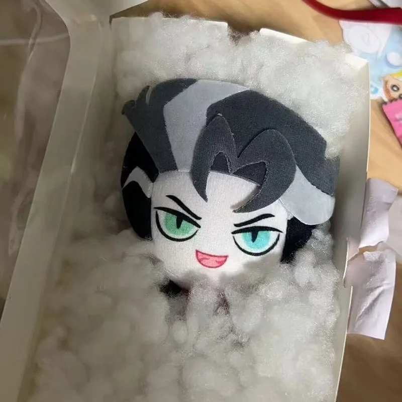 

Funny Hazbin Hotel 10cm Vox Plush Doll Pendant Fans Blue Stuffed Toy VOX Keychain Backpack Toys Collect Gifts