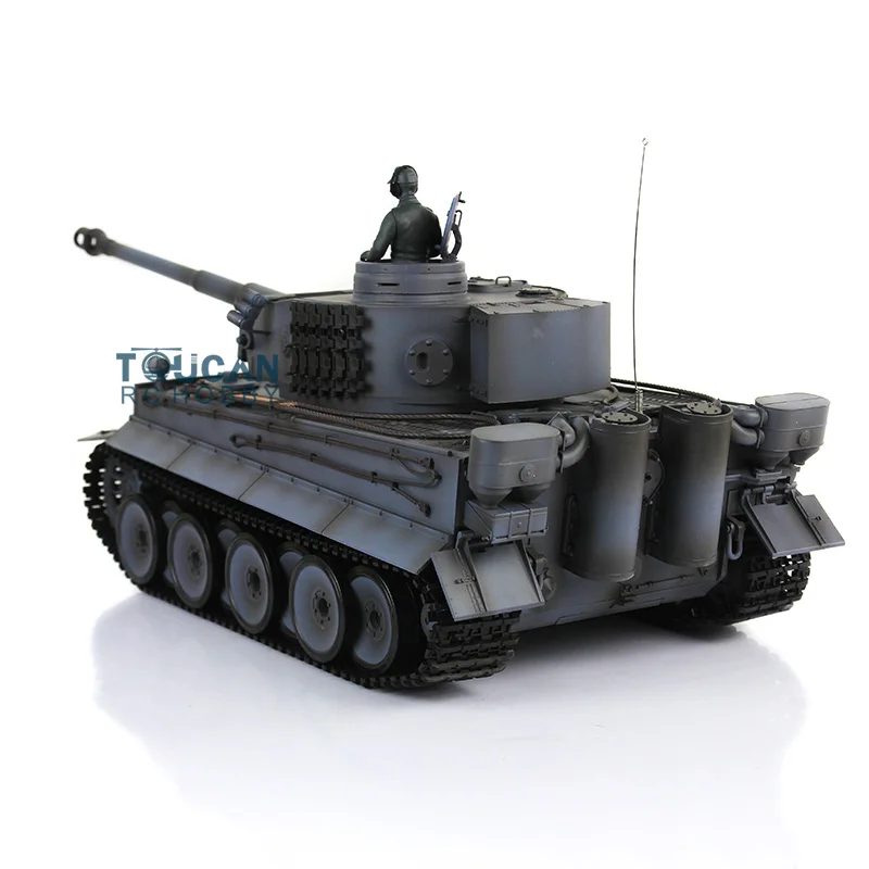 1/16 HENG LONG 7.0 FPV Tiger I RC Tank 3818 360 Turret Barrel Recoil RC Panzer Toys for Boys TH17256-SMT4