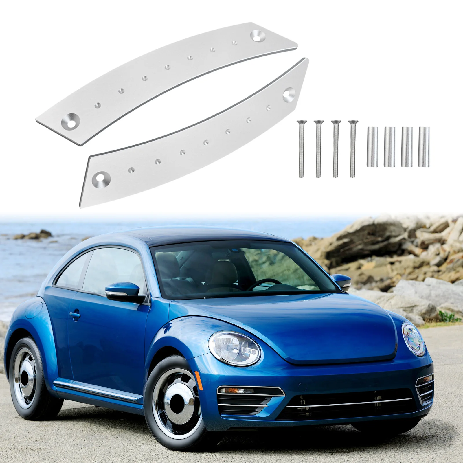 

Комплект из 2 внутренних дверных ручек для Beetle 1998-2010, металлические компоненты, разработанные для длительного использования в автомобиле