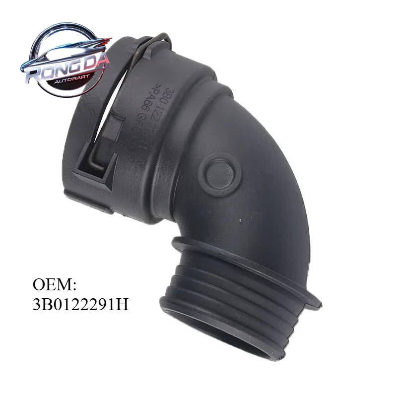 OEM 3B0122291H radiador superior tubo de agua refrigerante conector de plástico pieza de automóvil de alta calidad para Volkswagen Series Passat CC Golf