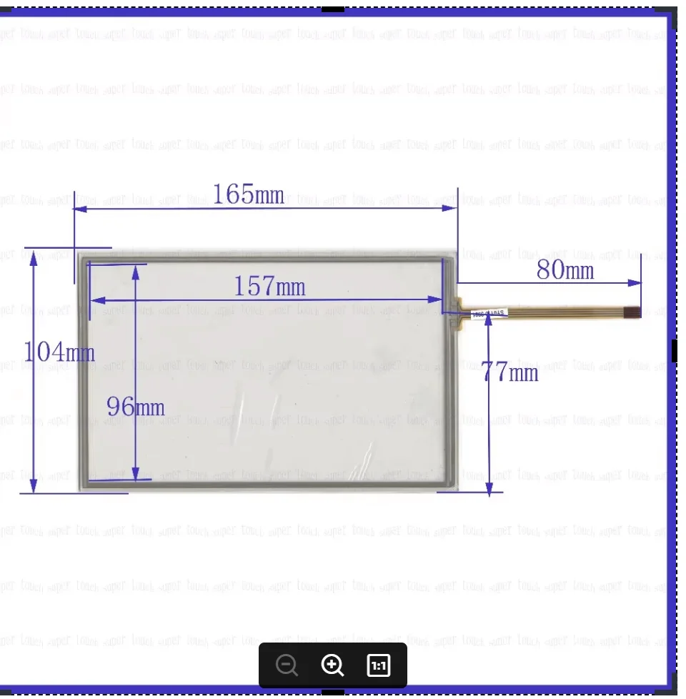 HLD-TP-1539 compatible   for video GPS 7inch 4 lins Touch Screen glass touchsensor touchglass digitizer GLASS Good