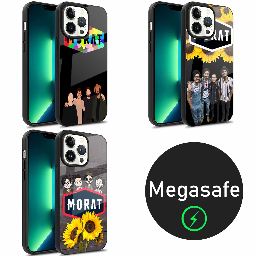 

M-Morat Band Phone Case For iPhone 15,14,13,12,11,Plus,Pro,Max Mini Magsafe Magnetic Wireless Charging