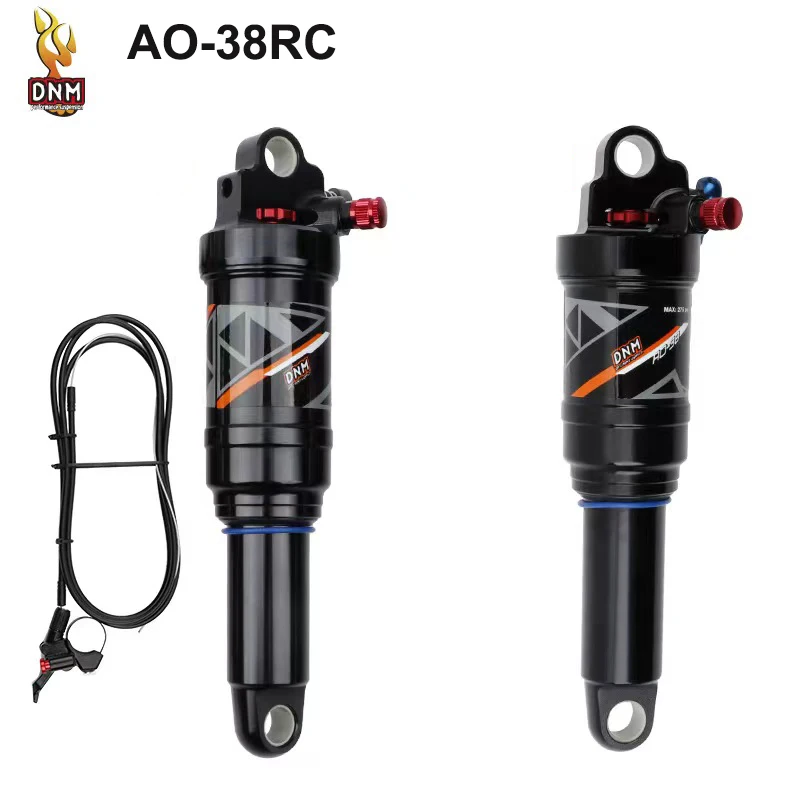 DNM AO-38RC MTB Air Rear Shock Bike Absorber, Mountain Downhill Bicycle , Wire Control, Hand Control, 165mm, 190mm,200mm,210mm