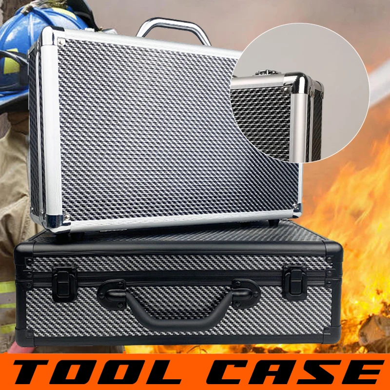 Aluminum Tool Box Portable Equipment Toolbox Waterproof Hard Case Box Instrument Safety Case Tool Storage Box Suitcase Briefcase