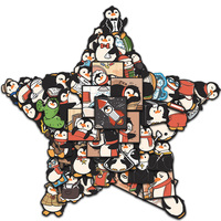 50/100PCS Cartoon Penguin in Different Scenarios Fun Graffiti Stickers Water Cups Picture Boxes Phone Personalized Stickers