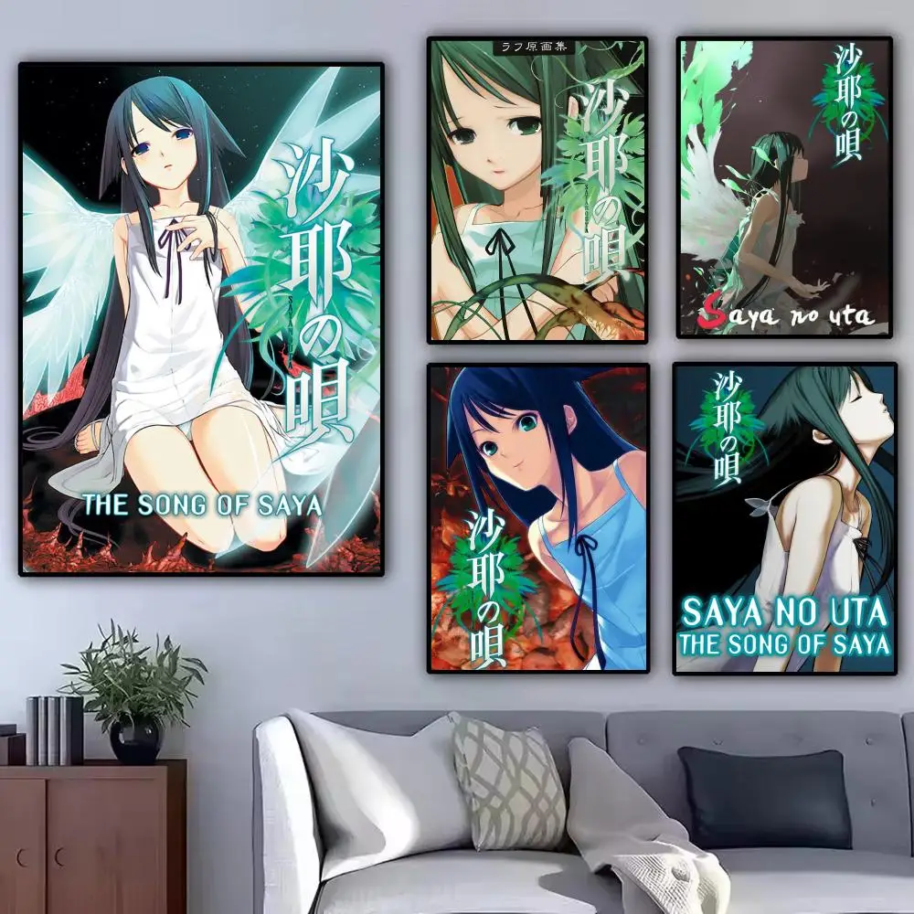 Horror Game S-Saya no Uta Painting Calligraphy Modern Canvas Poster Wall Art Aesthetic Bedroom Decor for Cafe Home Gift