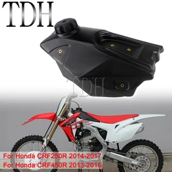 7.9L 2 Gal Motorcycle Black Fuel Oil Gas Tank Motocross Off-Road With Cap For Honda CRF250R CRF450R CRF 250 450 R 2013-2017 2014
