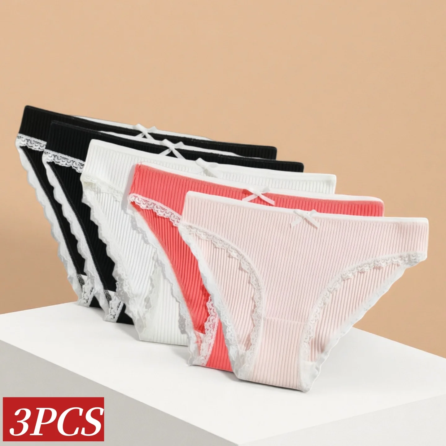 #33 Trending Womens Lace Trim Comfort Panties Right Now
