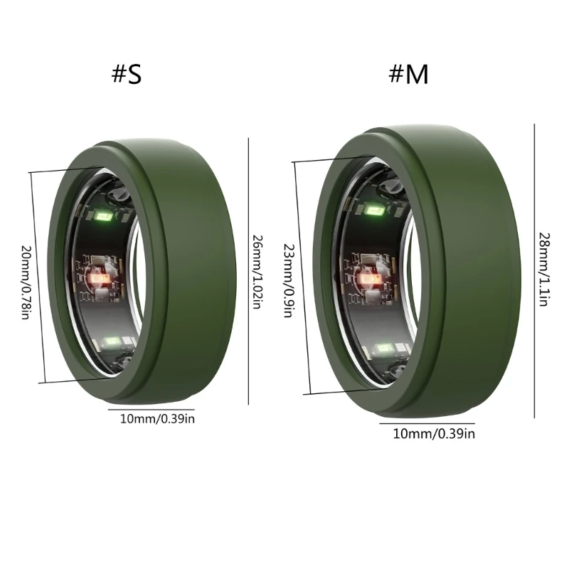 Q1W2 ฝาครอบซิลิโคนกันรอยขีดข่วนสำหรับ Rings Generation 3 ปลอกป้องกันฝุ่น