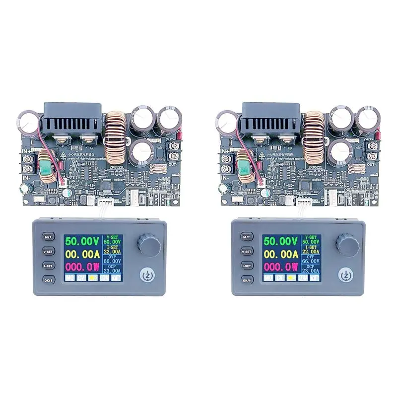 

【СОКРУЩЕНИЕ ЦЕН】2X ZK6522C CNC Step-Down DC-источник питания с регулируемым напряжением и постоянным током, модуль 1430 Вт