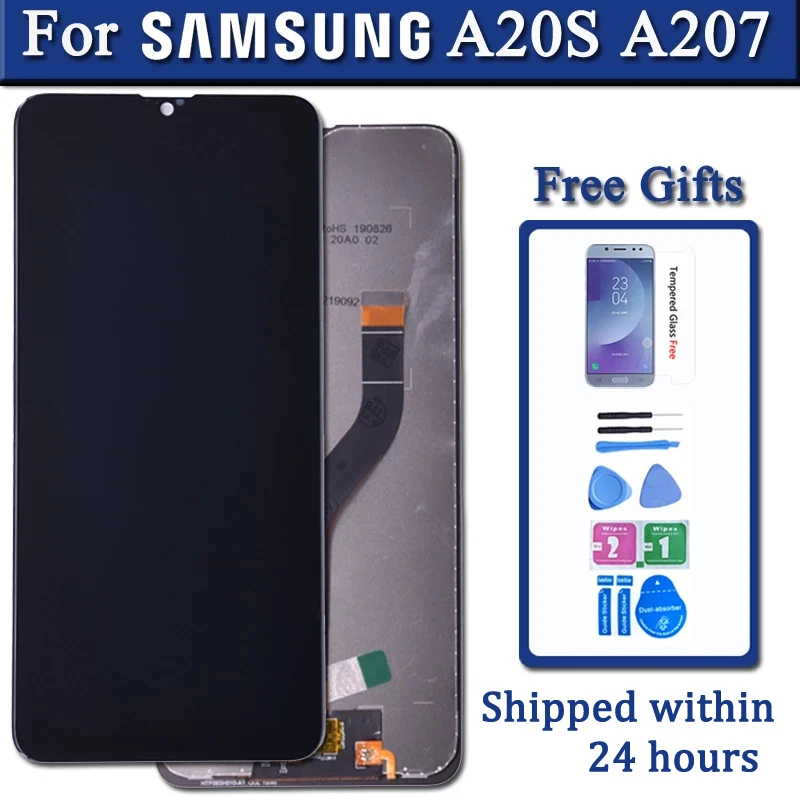 For Samsung Galaxy A20S A207 Lcd Digitizer Display With Touch Screen Digitizer Assembly A207F SM-A207M LCD With Frame