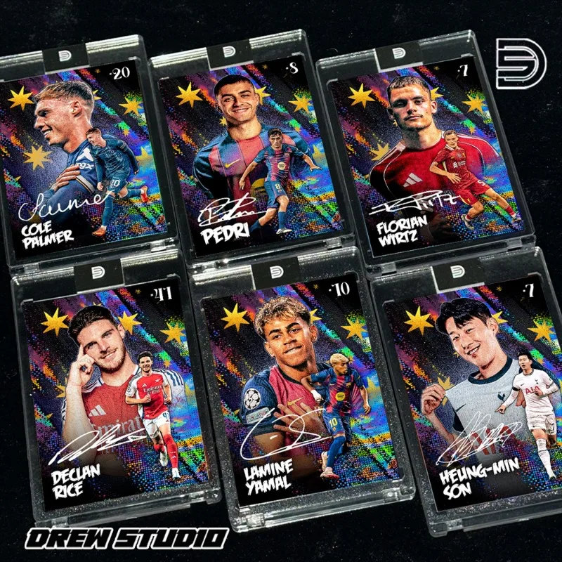 Fan DIY Lamine Yamal Cole Palmer Son Heung-min Declan Rice Barcelona Chelsea Football Collectible Cards Soccer Fan