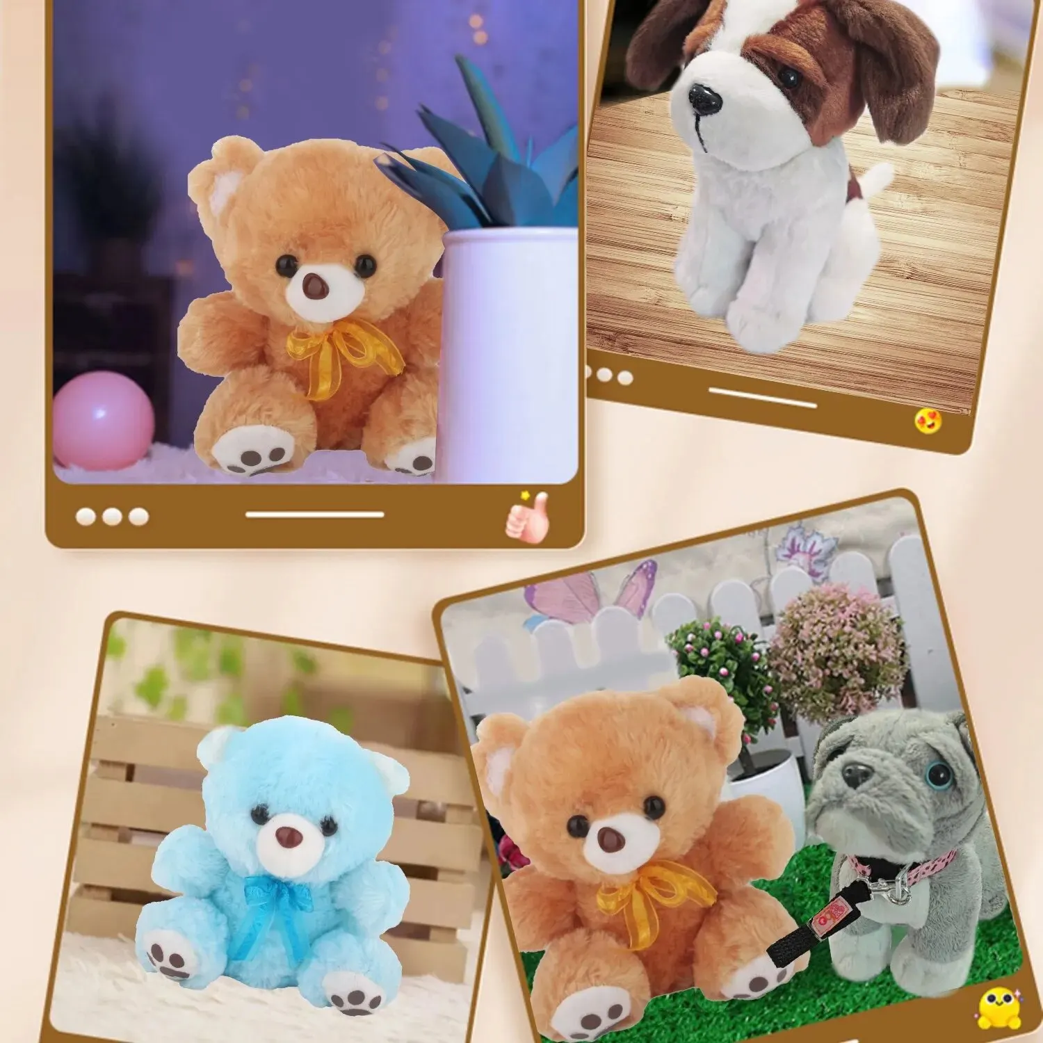 100Pcs 10MM Boxed Plastic Art Eyes 5 Color Brown Screw TeddyBear Plush Doll DIY Toy Accessories Set