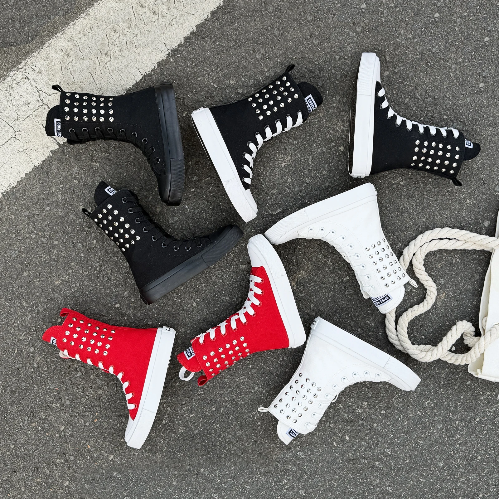 5055 Solid color trendy children's canvas shoes, boys' and girls' board shoes, fashionable and breathable children's shoes soft