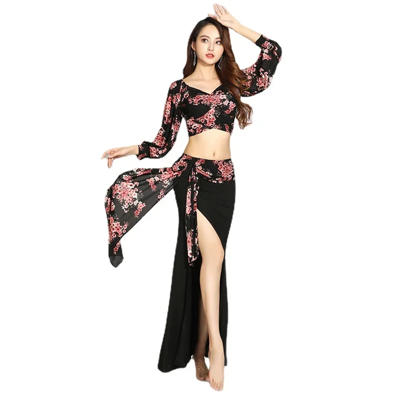 

New Belly Dance Skirt for Women Practice Clothes Dance Performance Dress Large Size Sexy Modern Dance Clothes Stage Performance