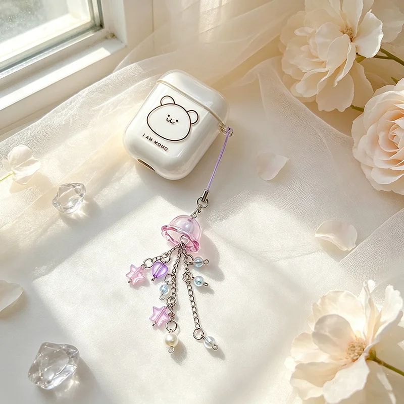 Beautiful Dream Crystal Mobile Phone Hanging Delicate Star Heart Chain Pendant Lovely Bag Keychain Fashion Girl Gift