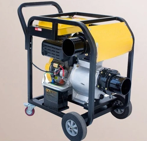 Mobile machine water pump large flow 180m ³/h self-priming flood control pump