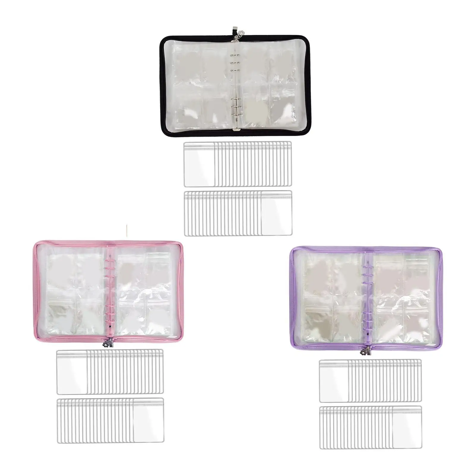 

Earring Organizer Case Jewelry Storage Book Multifunctional PVC Jewelry Organizer Necklace Holder for Brooches Bedroom Home