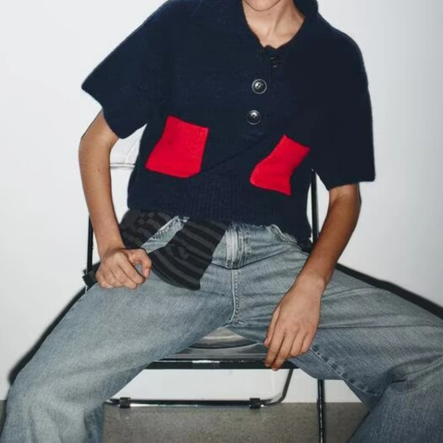 Z Women's Casual Knitwear ort Sve Faionable Daily Leisure Quali 2025 New Sle 553670 Spring Autumn Season