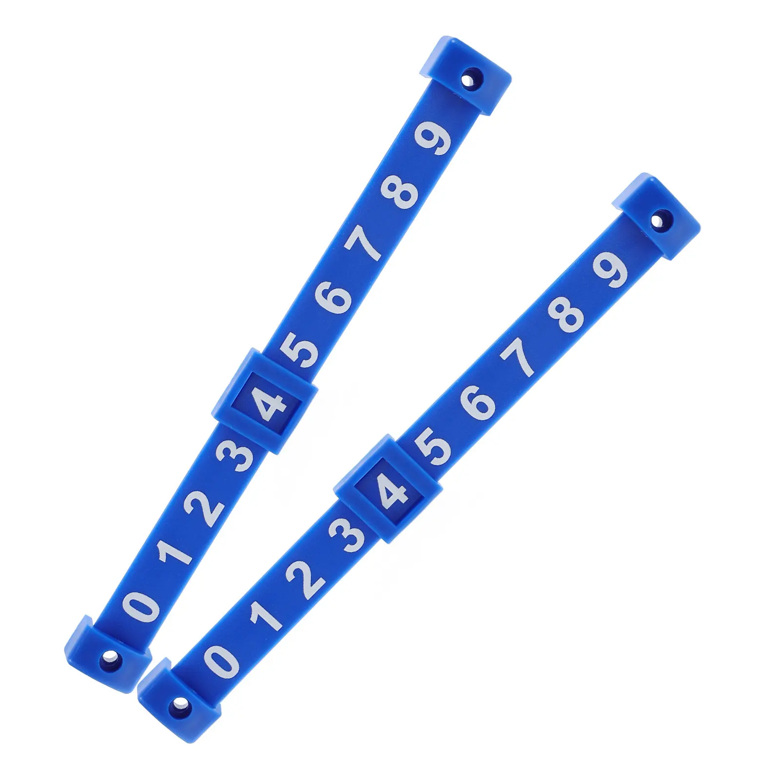 

2Pcs Foosball Score Counter Plastic Table Football Scorekeeper 0-9 Number Scoring Device Multipurpose Scoreboard Game Accessory